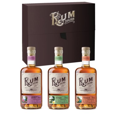 Coffret Rum Explorer - Voyage autour des saveurs ( Trinidad - Guyana - Dominican Republic )